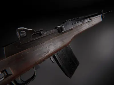 AAA MINI 14 Game Ready PBR Low-poly 3D model