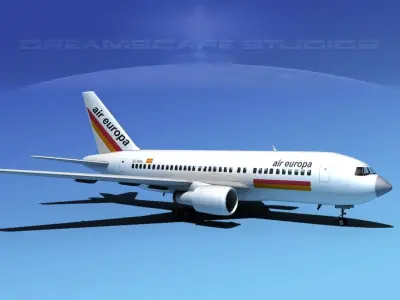 Boeing 767-200ER Air Europa 3D model