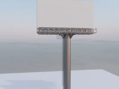 Billboard empty 3D model