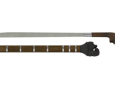 Kabeala Machete Low-poly 3D model