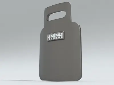 laos Game Ballistic Shield Low-poly 3D model