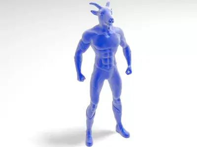 Animal Hero Goat Free 3D model