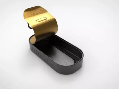 tinned fish 3D model