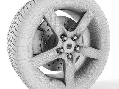 Suzuki Leon Wheel 3D model