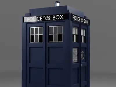 TARDIS Free 3D model