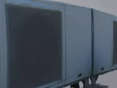 Aircondition Low-poly 3D model