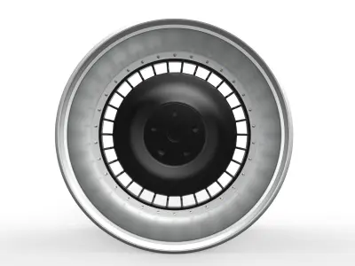 Mercedes-Benz Old Custom Wheel 3D model