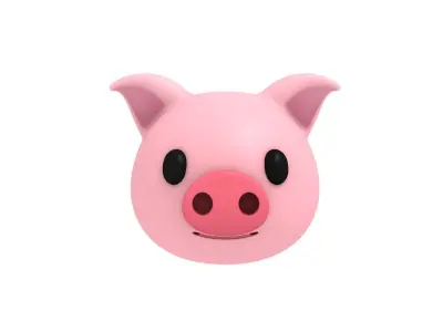 Pig Head 3D model