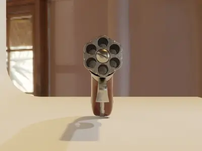 Pepperbox Derringer 3D model