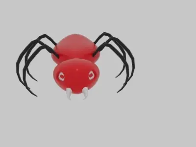 Bug Monster Alien model Low-poly 3D model