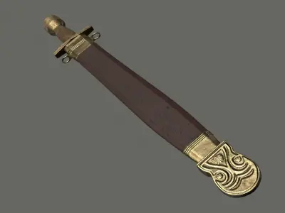 Xiphos - Greek Sword 3D model