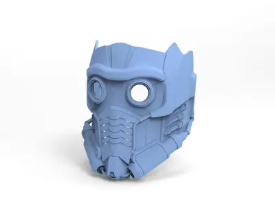 Starlord Helmet 3D model