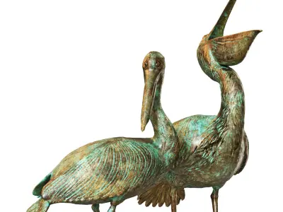 Pelicans 3D model