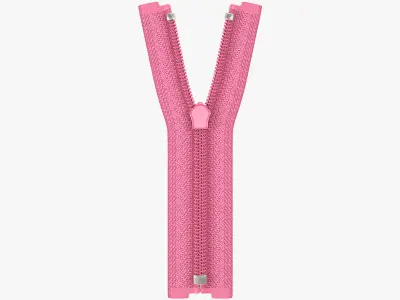 Nylon Invisible Zipper 3D model