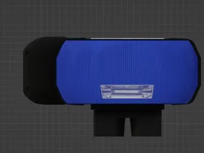 Federal Signal Vama P9000 Lightbar Low-poly 3D model