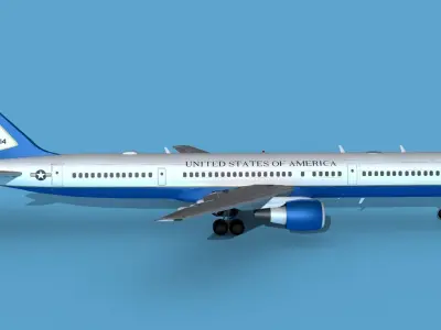 Boeing C-32A US Air Force 3D model