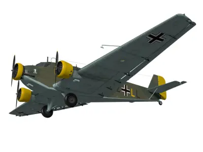 Junkers Ju52 3D model