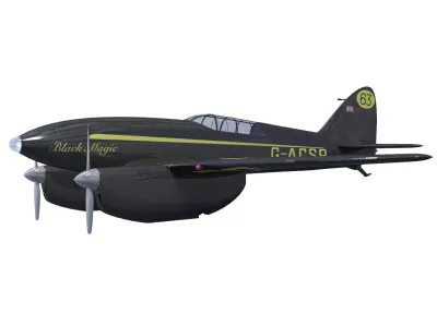 de Havilland DH88 Comet 3D model
