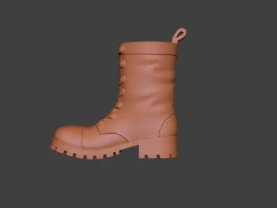 Stylized Boot 2 3D model