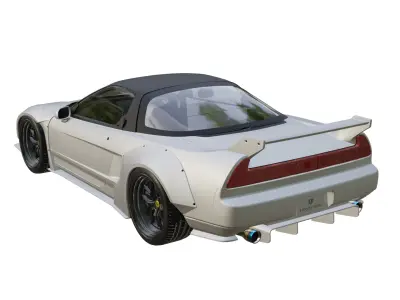 Honda NSX 1992 Libertywalk Low-poly 3D model