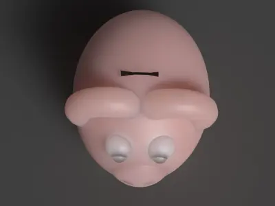piggy bank Low-poly 3D model