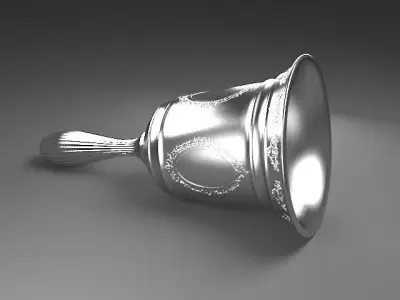 The Bell silver 3D model