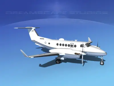 Beechcraft MC-12W Liberty V01 3D model