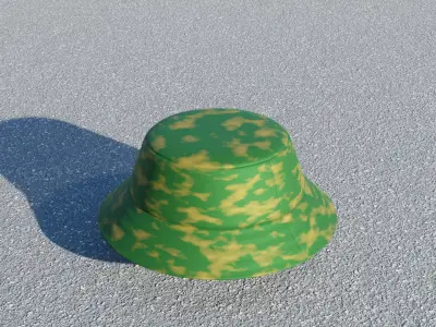 Military hat 3D model
