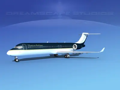 Comac ARJ21-700 Venture Air 3D model