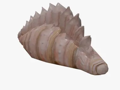 Sea Shell Low-poly 3D model