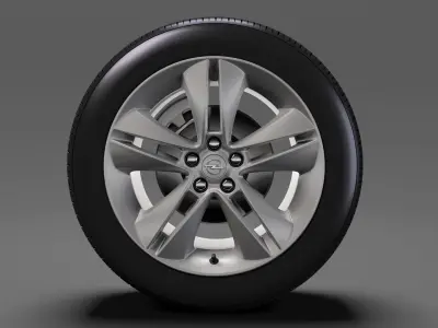 Opel Combo Tour wheel 2017 3D model