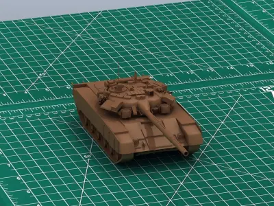 T-90 Tank 3D Print 3D print model