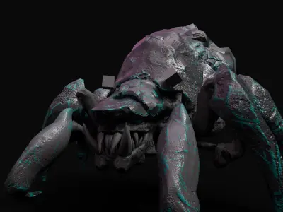 DUNGEON BUG  Low-poly 3D model