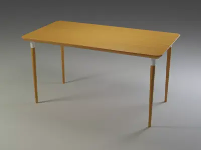 Ikea table ANFALLARE HILVER Free 3D model