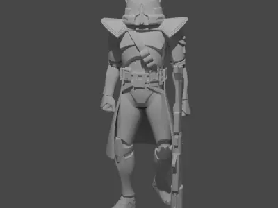 Clone Trooper - Elite Airbourne Unit 3D print model