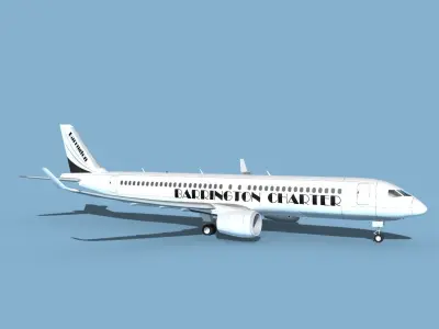 Airbus A220-300 Barrington 3D model