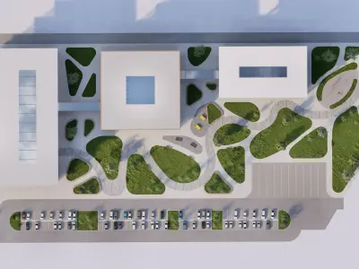 Multifunctional Complex Campus 3D model