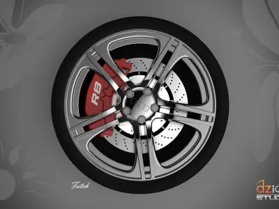 Tire disc brake Lagent Free 3D model