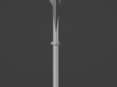 Low Poly Axe Low-poly 3D model 2
