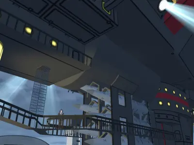 Kirov Ariship 3D model Low-poly 3D model