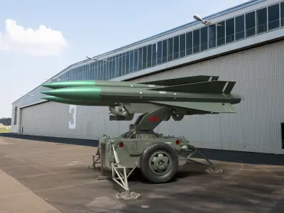 MIM-23 Hawk Low-poly 3D model