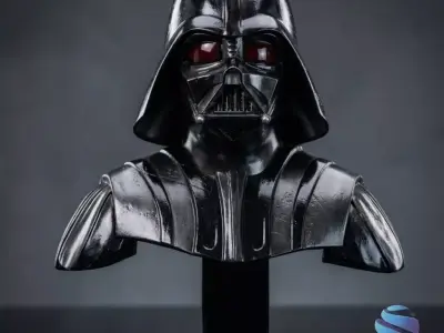 Darth Vader Bust - Star Wars Fan Art Pre-supported STL  3D print model