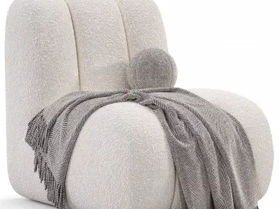 Toe Chair Smoked Sand Free low-poly 3D model