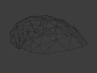 3D-Scanned Seashell Low-poly 3D model