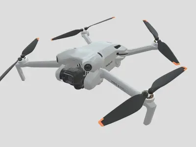 DJI Mini 4 Pro Drone 3D model