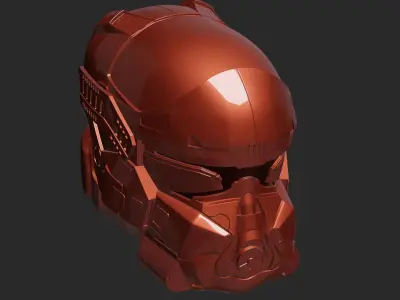 TItanFall Geist Helmet 3D print model