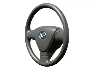 Daihatsu Steering Wheel Low-poly 3D model