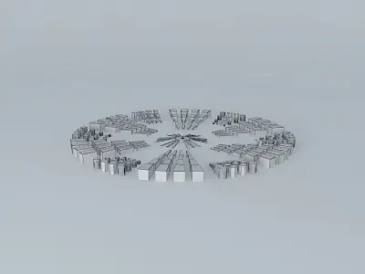 Clock Bridge 2 3D model