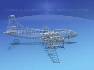 Martin 404 Florida Airlines 3D model