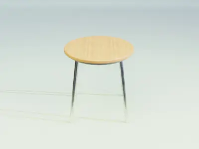 cafe chair Free low-poly 3D model